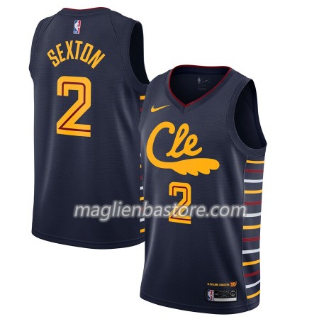 Maglia NBA Cleveland Cavaliers Collin Sexton 2 Nike 2019-20 City Edition Swingman - Uomo